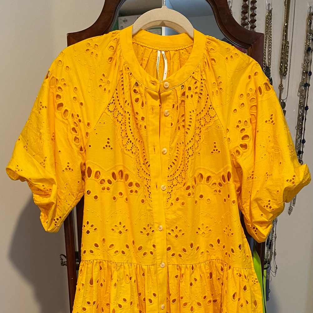Anthropologie Tallulah Eyelet Dress